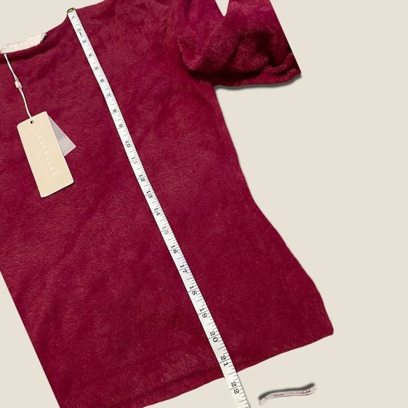 Keepsake the Label - Fuzzy Ruby Cheerful Sweater with Puff Sleeves - size L - Picture 11 of 14